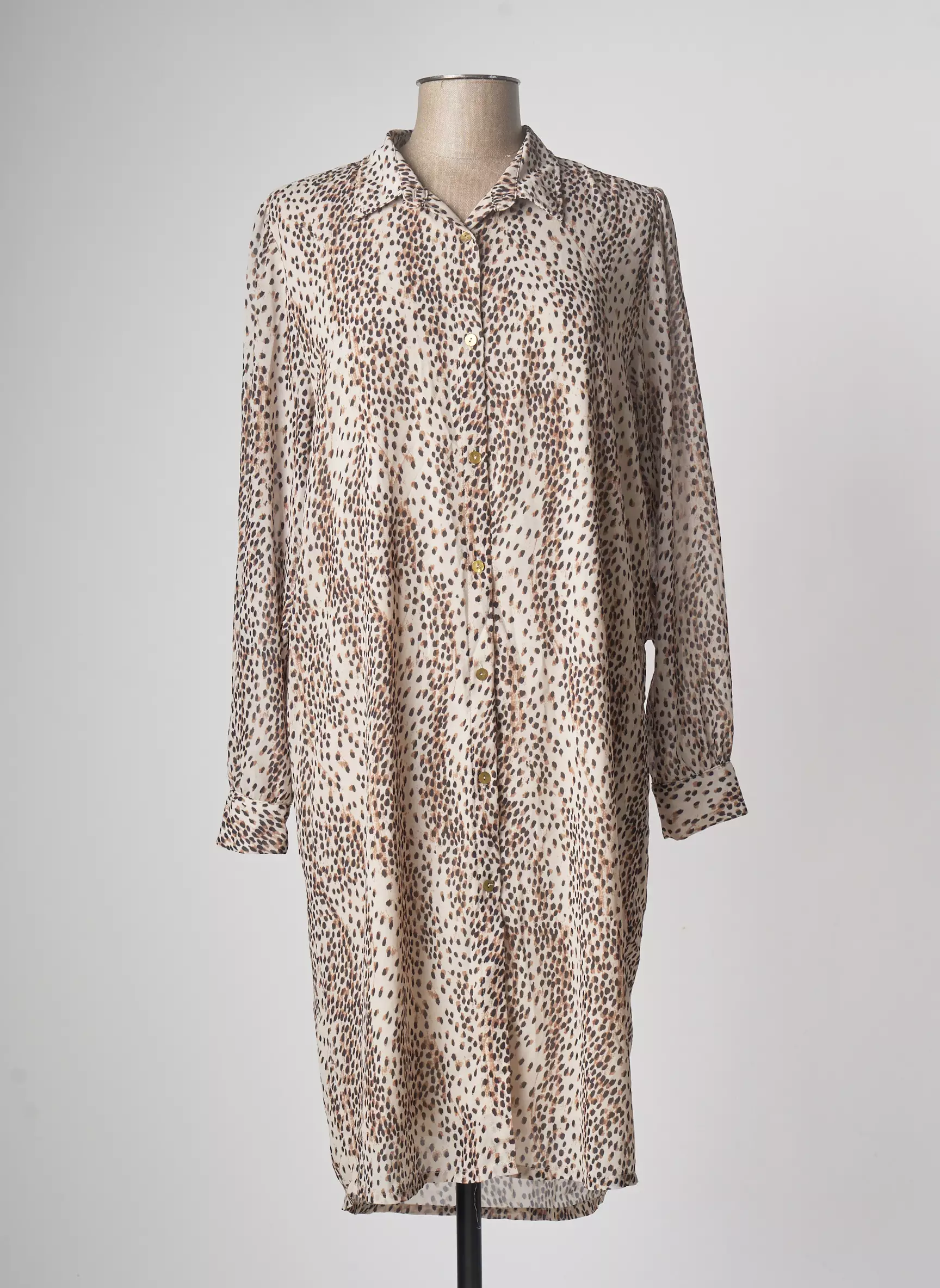 Bellita Robes Mi Longues Femme couleur beige