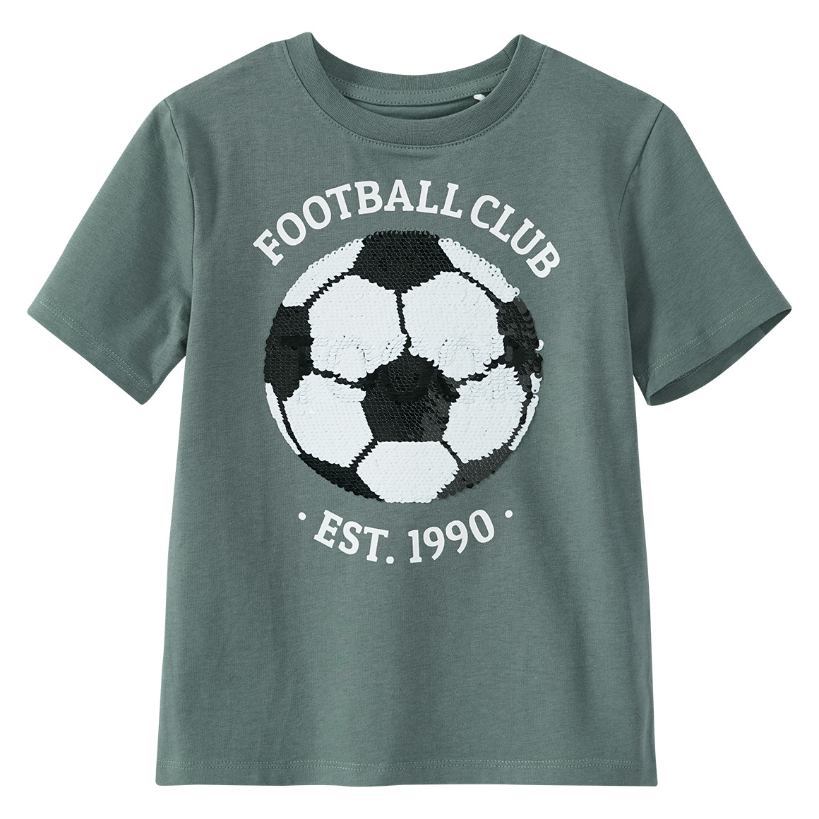 Jungen T-Shirt mit Wendepailletten