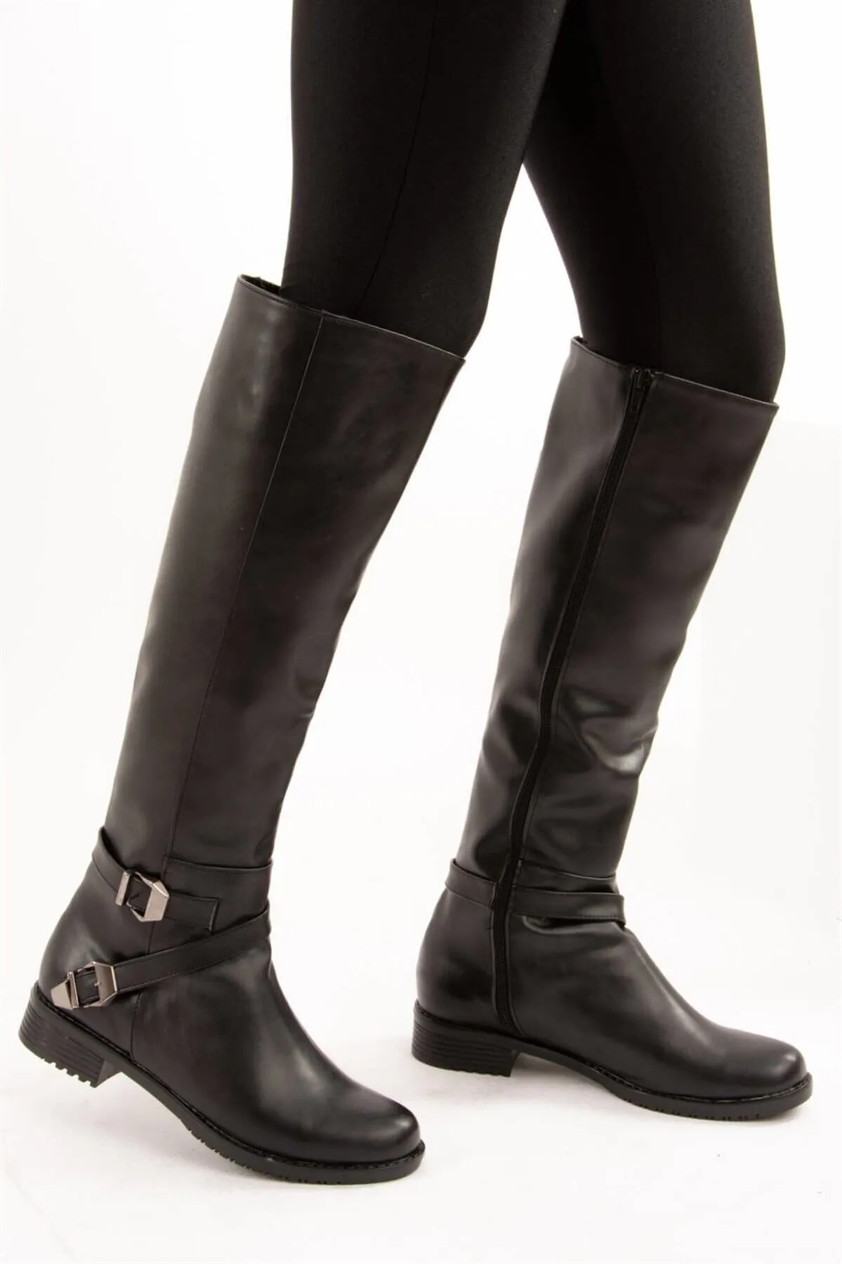 Fox Shoes  Schwarze Damenstiefel E726203409
