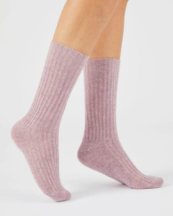 Chaussettes maille côtelée chaude et épaisse Thermolactyl