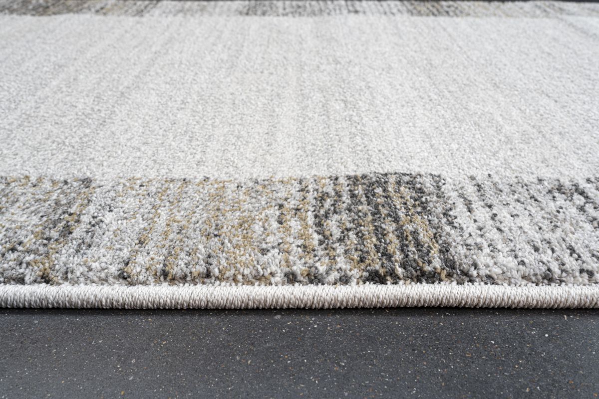 Webteppich Surma Silber-Grau-Gold 80 x 150 cm