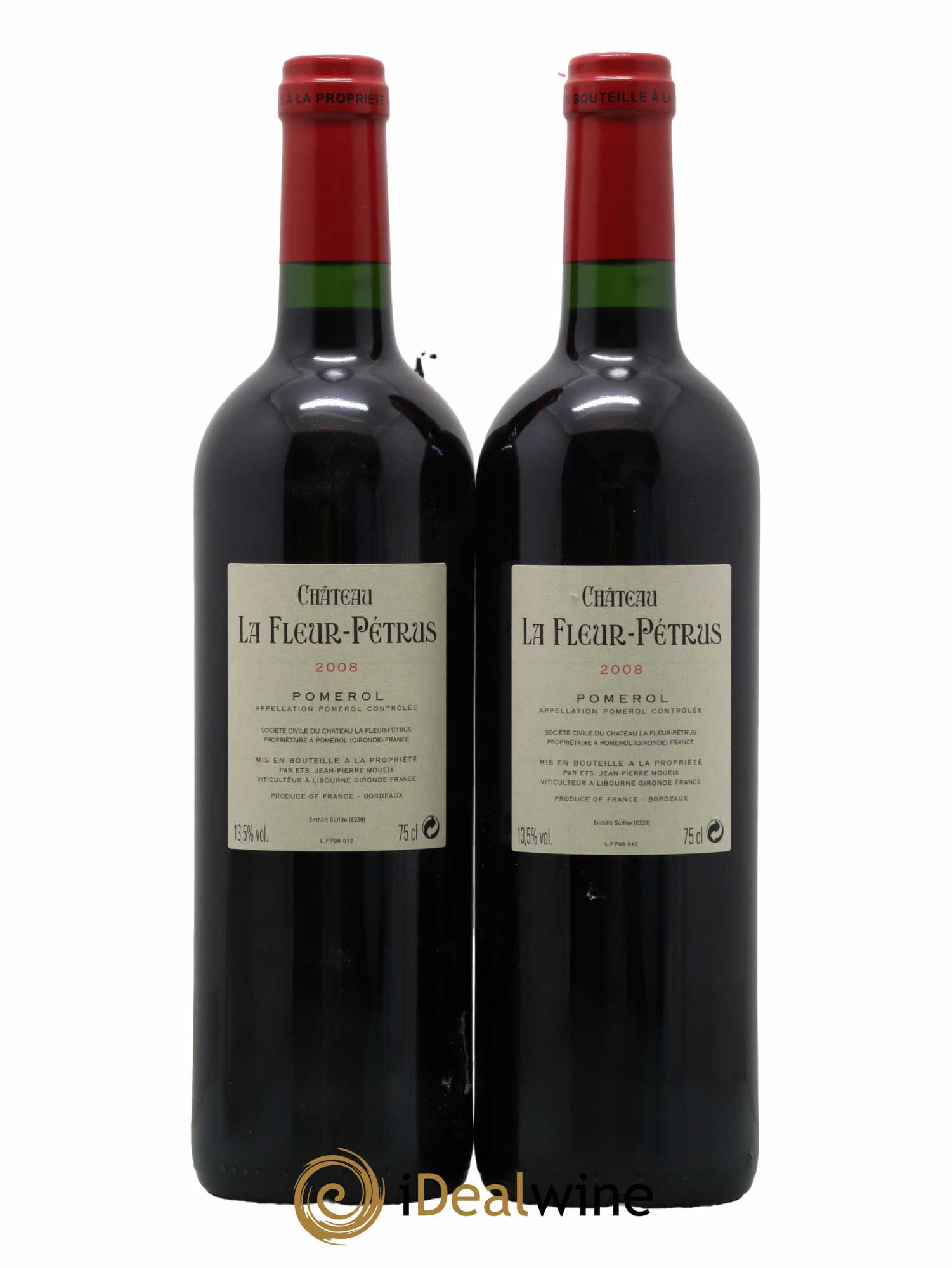 Château la Fleur Petrus  2008 - Lot de 2 Bouteilles