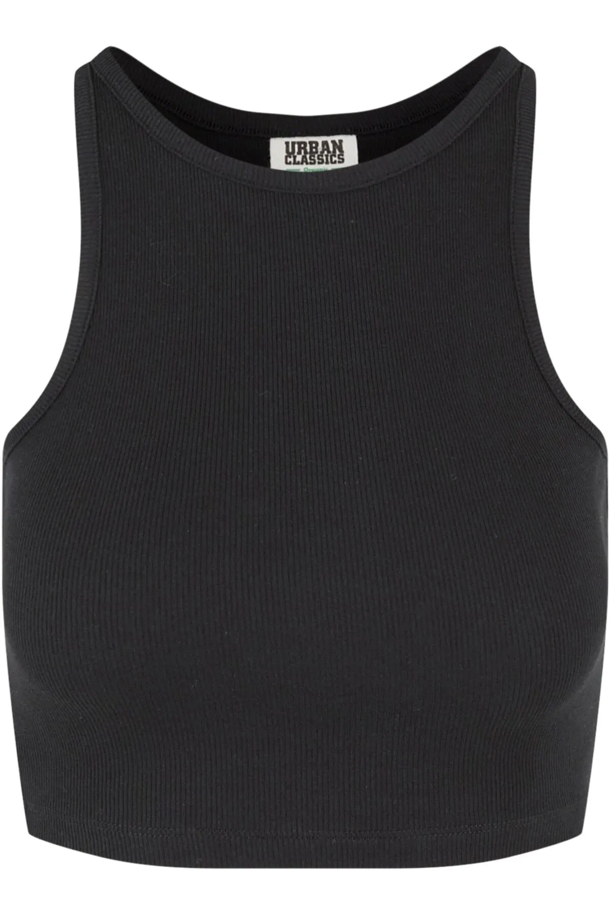 Urban Classics  Damen Ladies Organic Cotton Cropped Rib Top