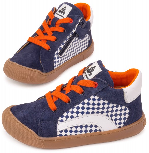 Acebos ~ MidCut Schnürschuh Leder ~ Marino