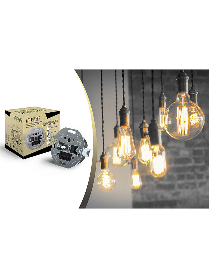 Lifa Living LED-Dimmer in Silber - (B)7 x (H)7 x (T)3,5 cm günstig kaufen onesize