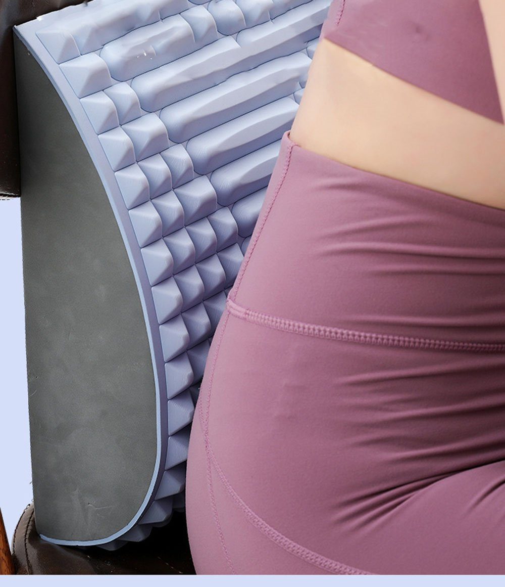 Runxizhou Rückentrainer Mehrstufig Verstellbares Nacken und Rückenstreckergerät (Blau), (1-tlg)