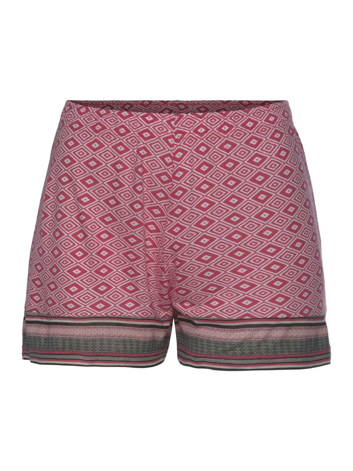 VIVANCE DREAMS Schlafshorts in pink gemustert günstig kaufen