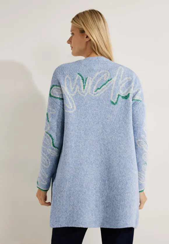 CECIL Offener Cardigan mit Wording