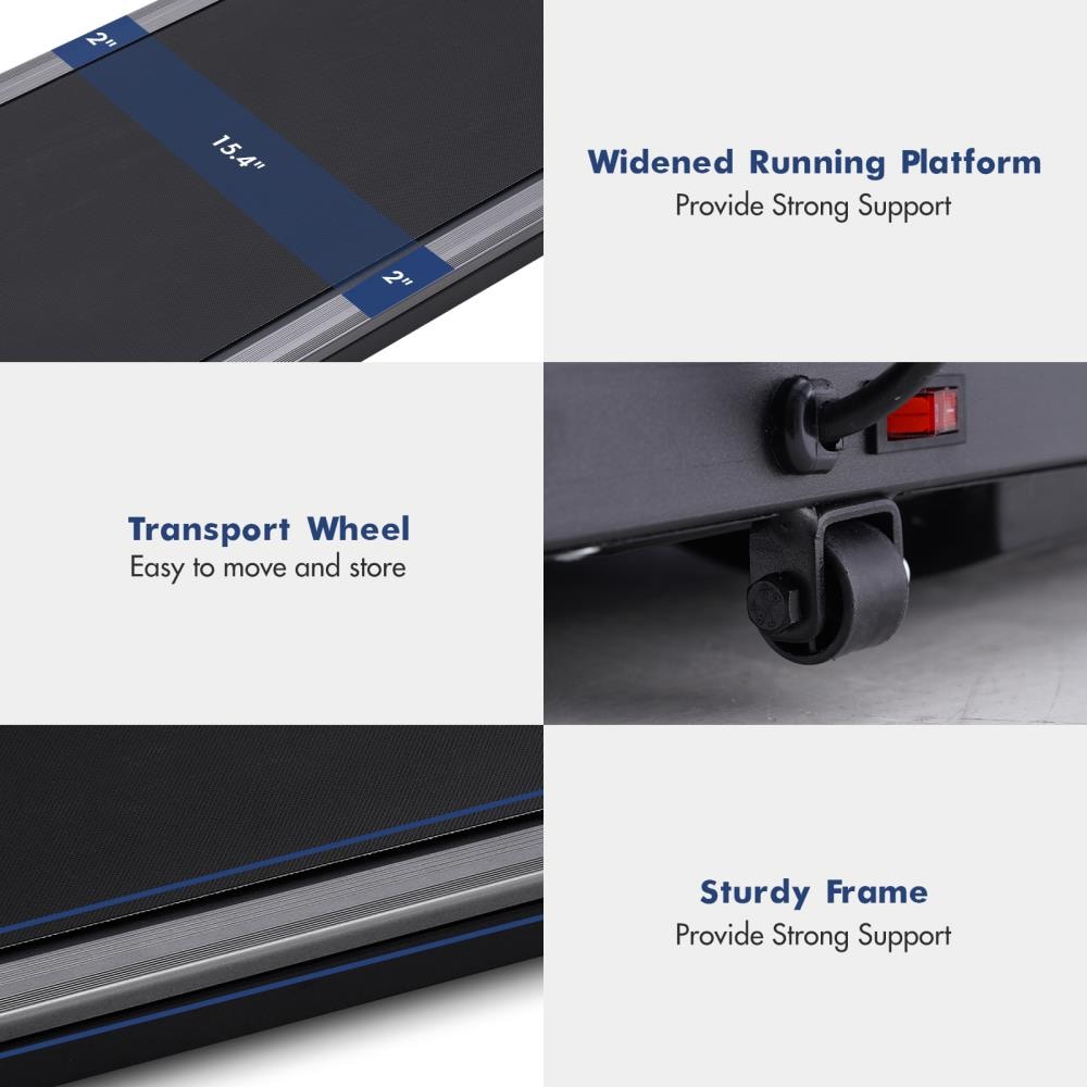 FUFU&GAGA Folding Treadmill LED Foldable Treadmill