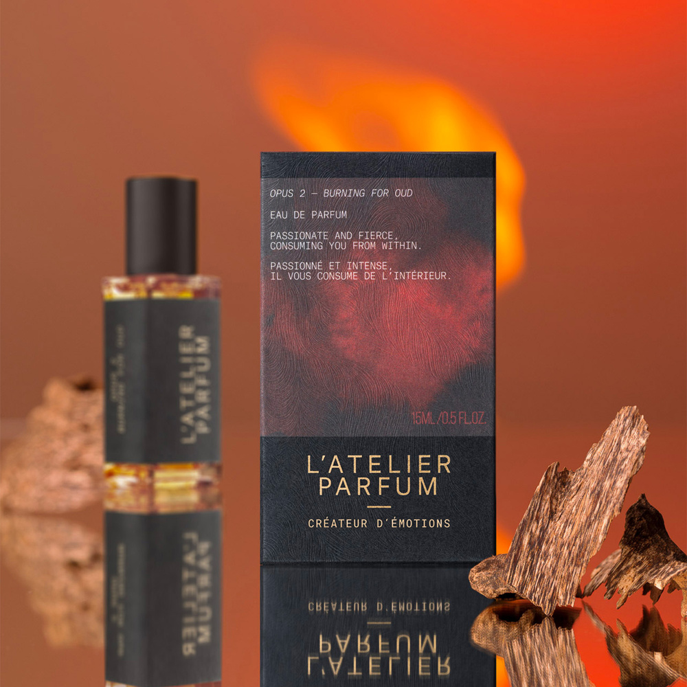 L'Atelier Parfum BURNING FOR OUD 15ML Eau de Parfum