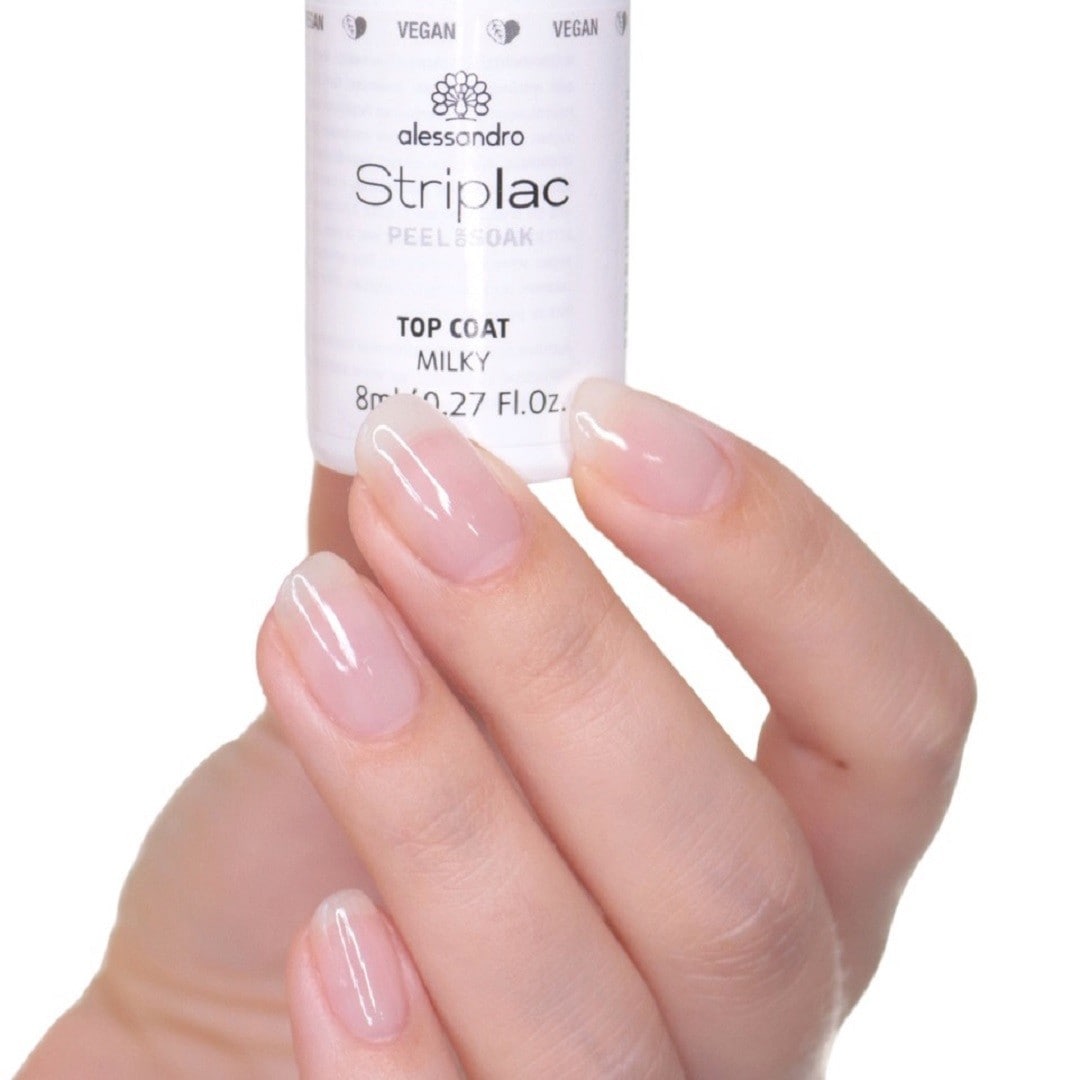 Alessandro Peel Or Soak Top coat MILKY