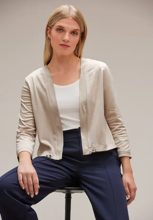 Street One Kurze Velours Shirtjacke