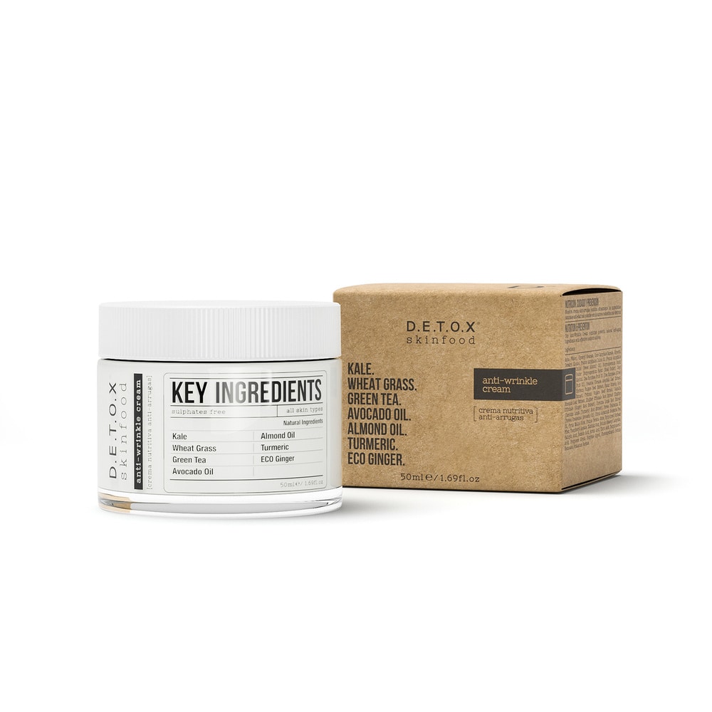 Detox Skin Food CREME ANTI RIDES  - Gingembre Crème visage anti rides