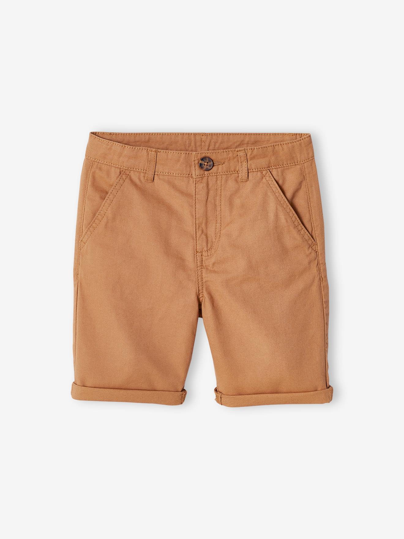 Bermuda chino garçon bleu