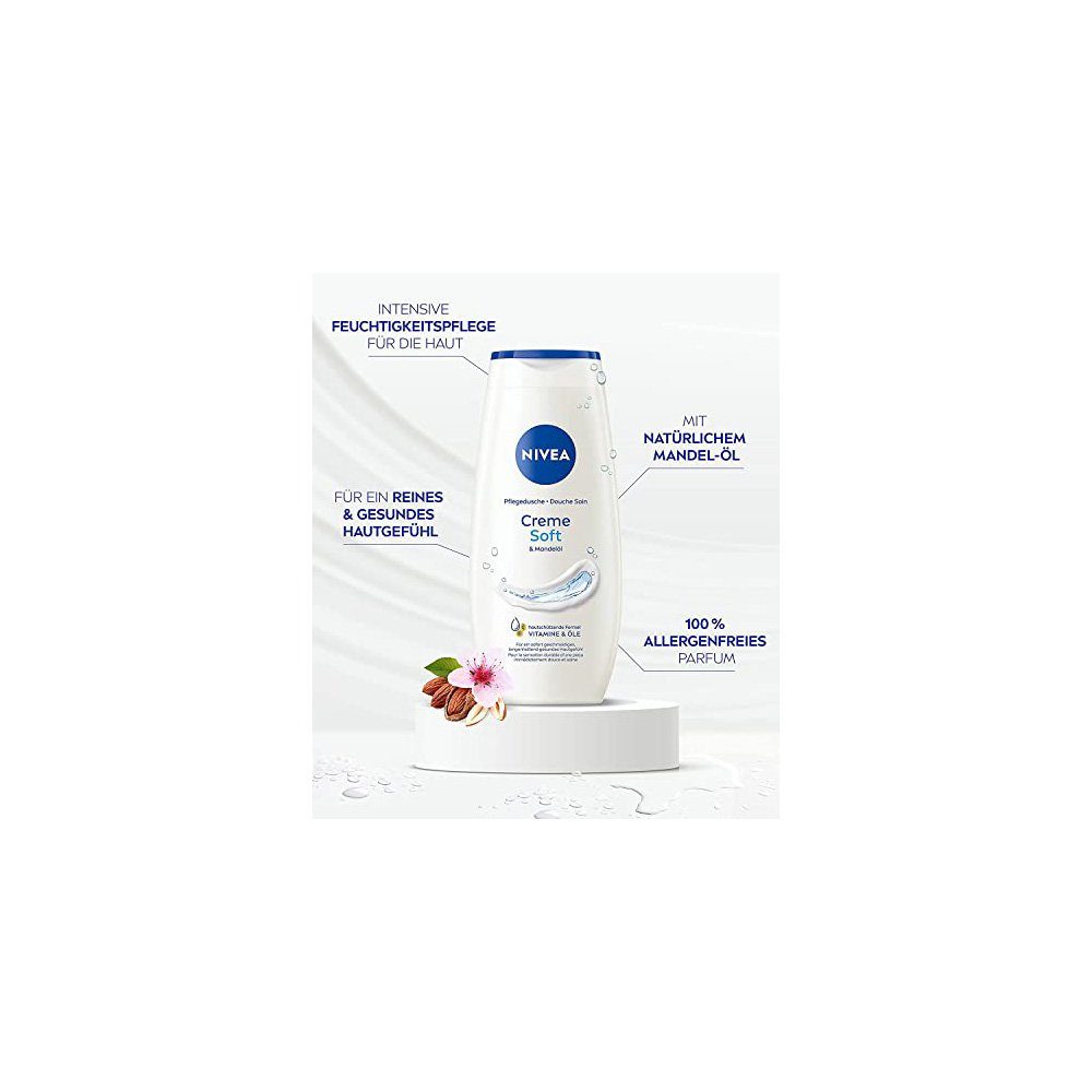 Nivea Duschgel Creme Soft Pflegedusche, 250ml