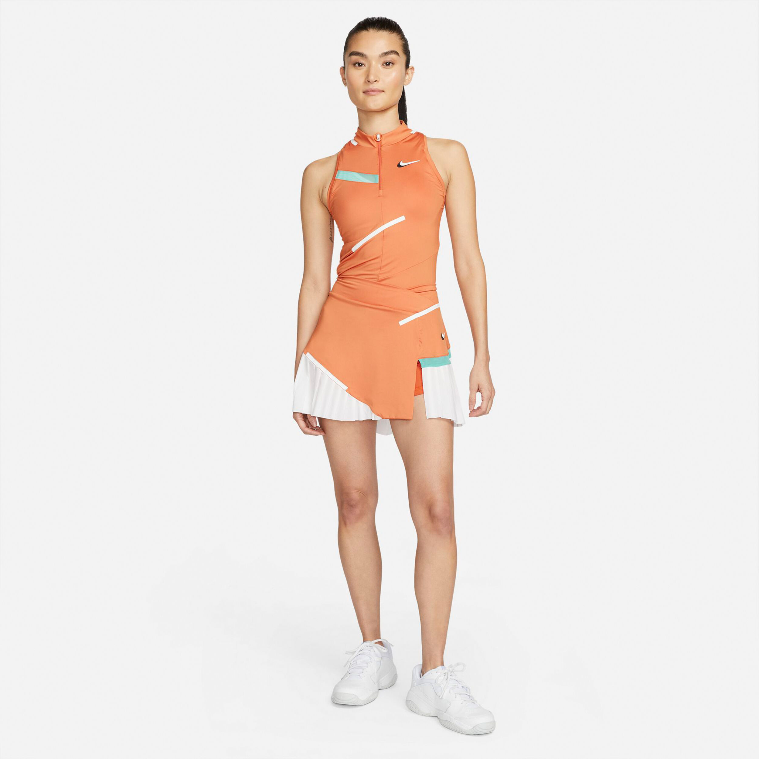 Court Dri-Fit Rock Damen - Orange, Weiß
