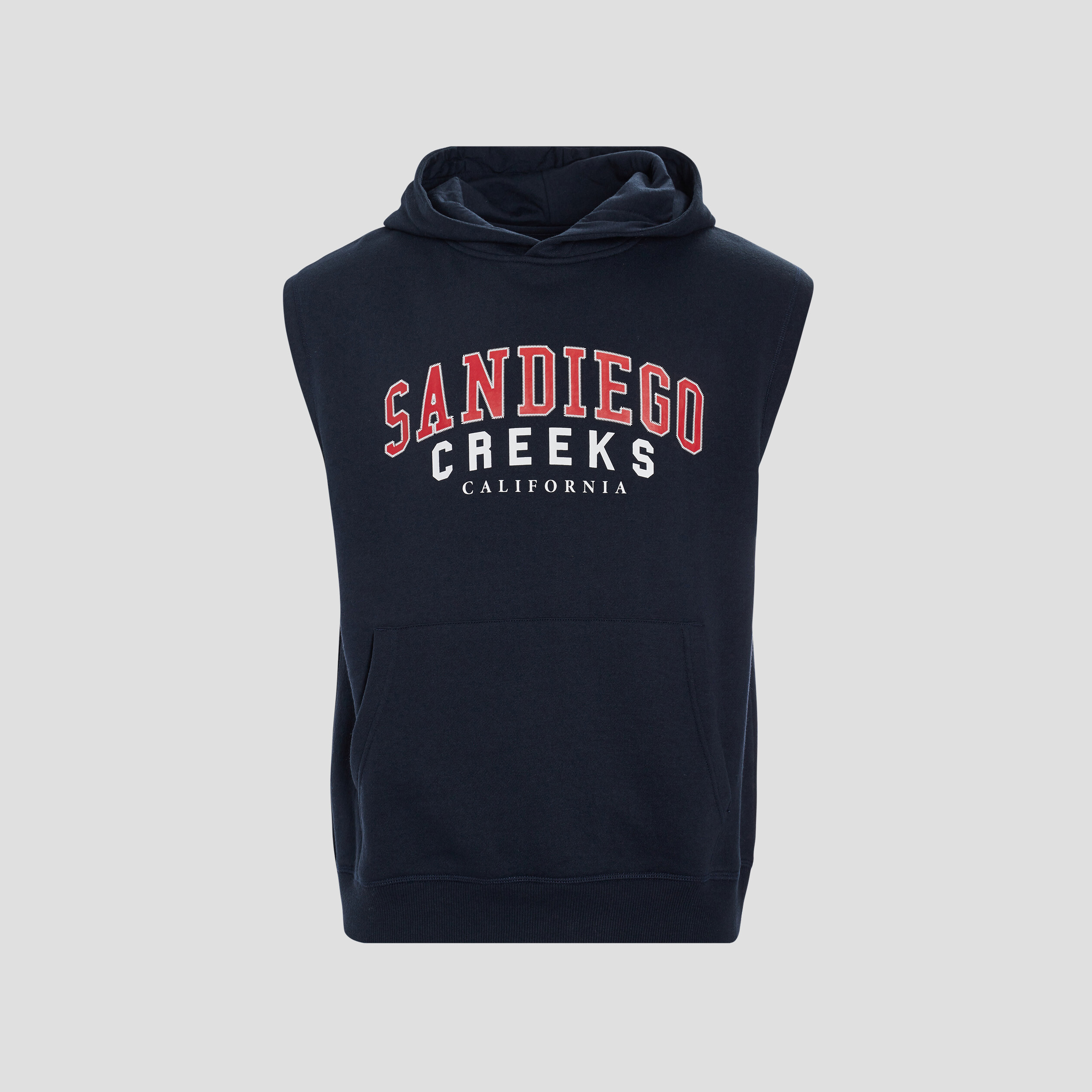 Sweat à capuche hoodie Creeks bleu marine homme | La Halle