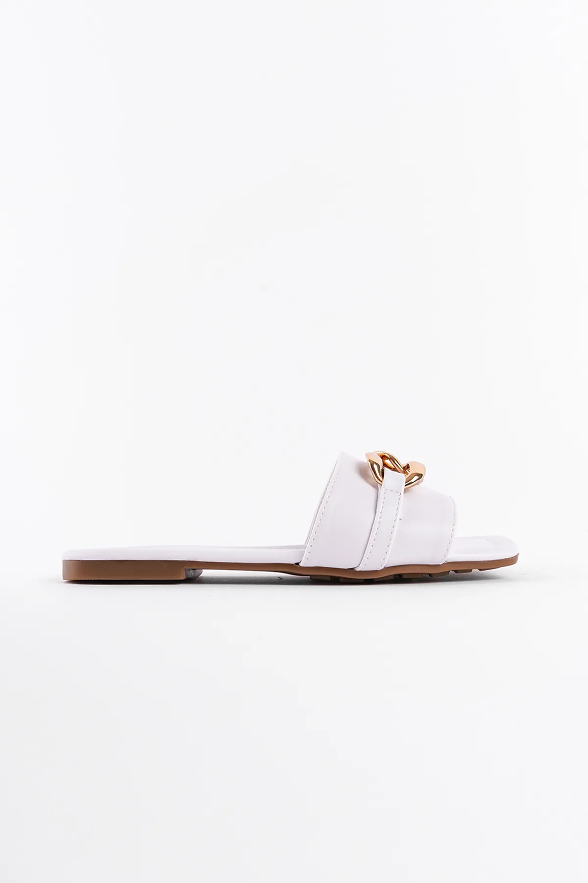 Capone Outfitters  Damen-Hausschuhe mit Ketten-Einzelstreifen
