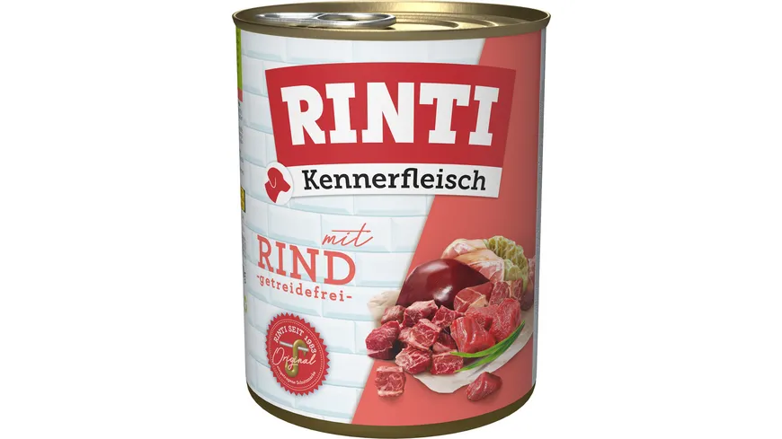 RINTI Hundenassfutter Kennerfleisch Rind 800 g