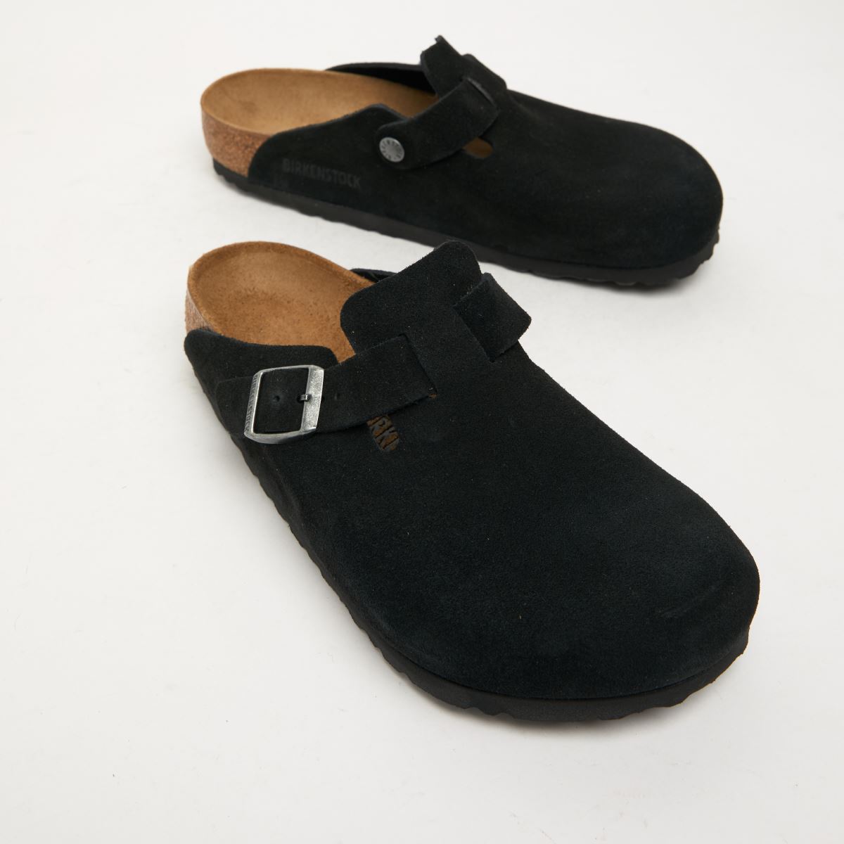 BIRKENSTOCK Boston klumpa szandál fekete színben