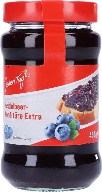 Jeden Tag Konfitüre Extra Heidelbeere