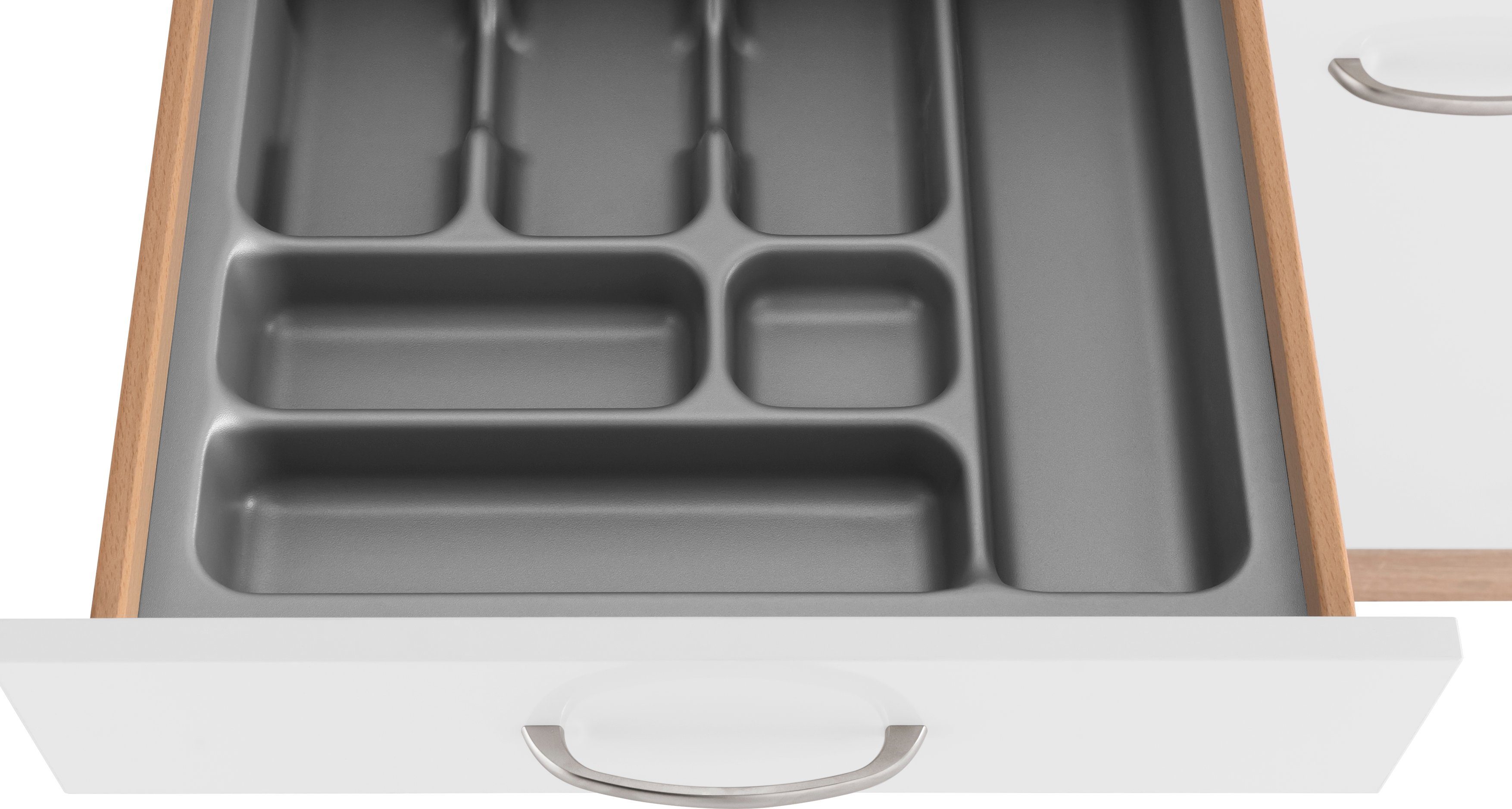 OPTIFIT Küchenzeile Parare, 210 bzw. 270 cm mit Hanseatic E-Geräten, mit oder ohne Kühlschrank