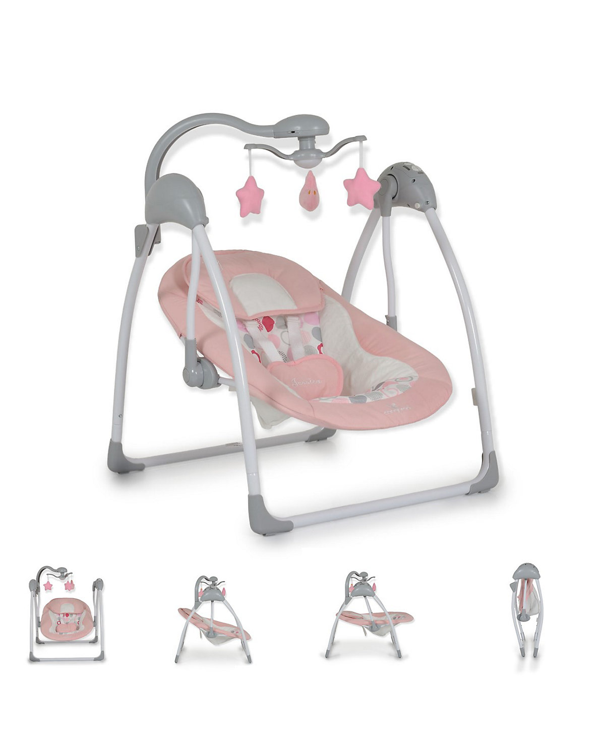 Babywippe elektrisch Jessica Spielbogen Musikfunktion Schaukelfunktion Babywippen