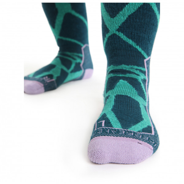 Icebreaker - Women's Hike+ Medium Crew Fractured Landscapes - Wandersocken