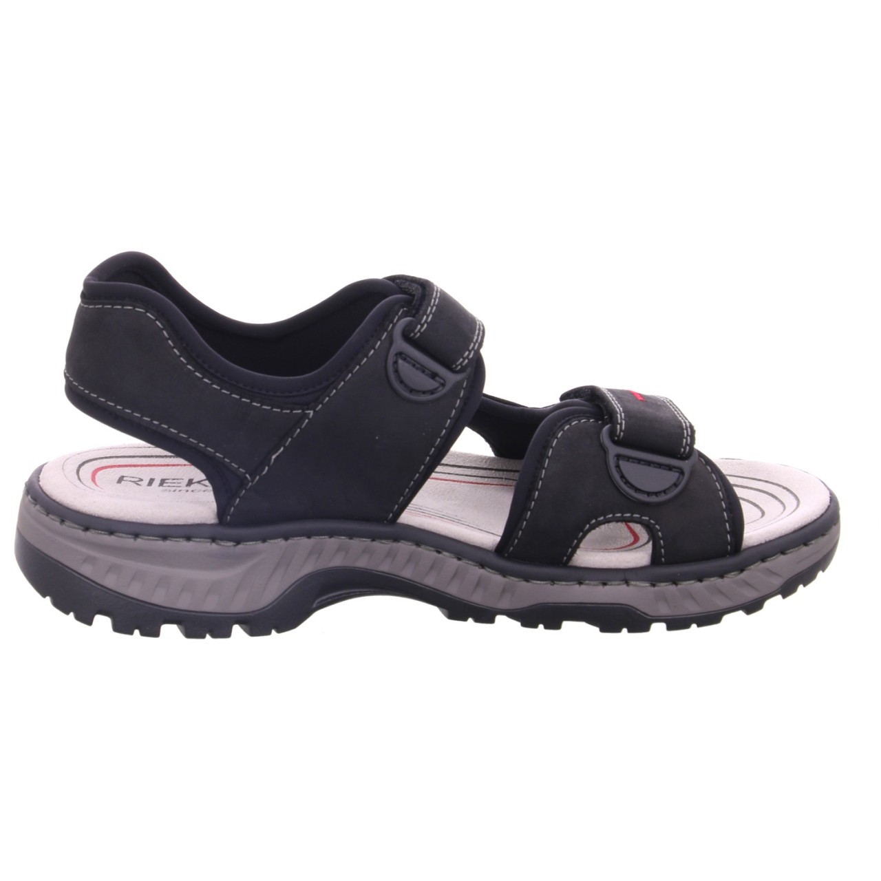 RIEKER Sportliche Sandalen schwarz FSK Herren Sandalen