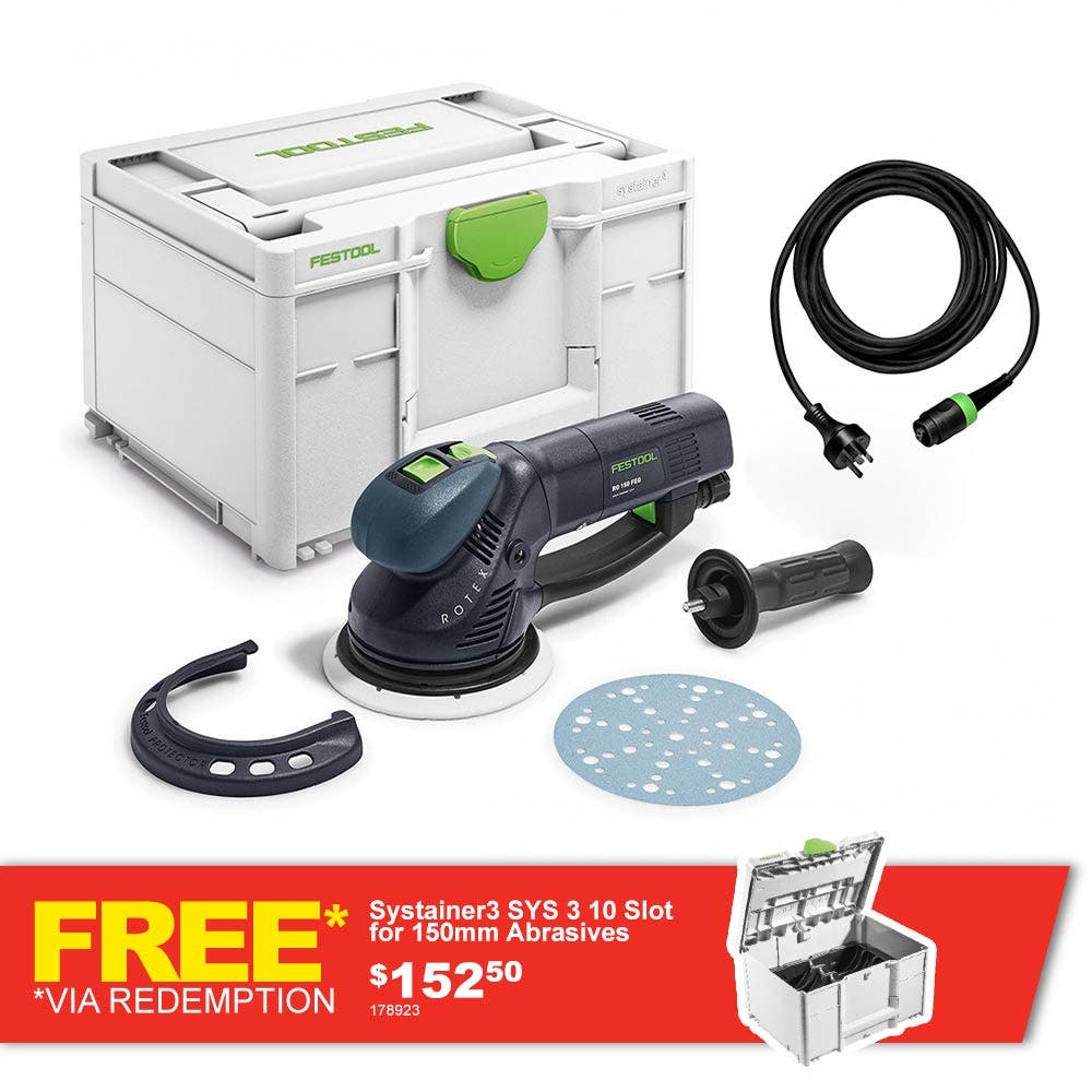 FESTOOL 150mm 3-in-1 Random Orbital Sander 576019