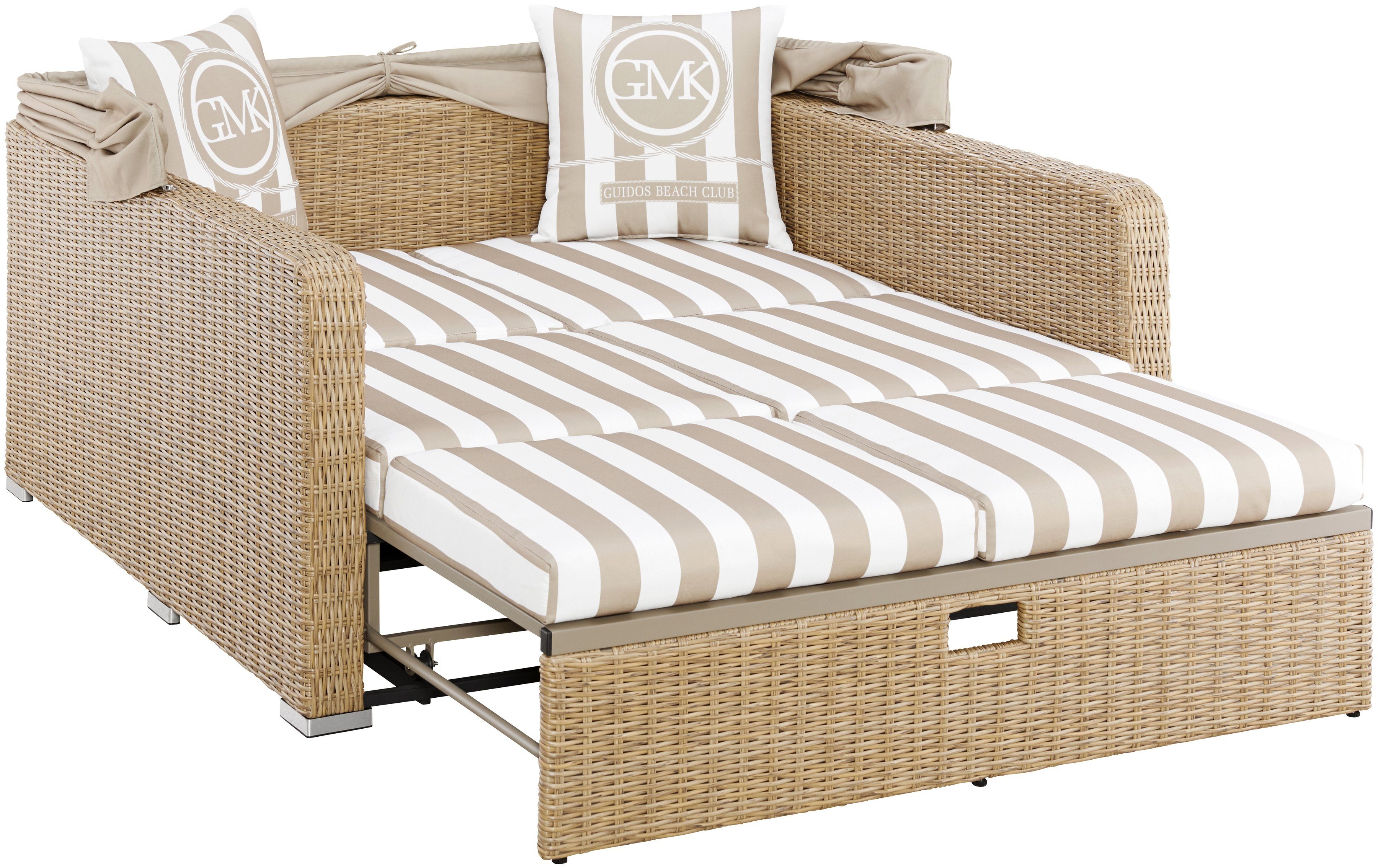 Guido Maria Kretschmer Home&Living Loungesofa Norderney, 8 Teile, BxLxH: 146x140x78 cm, Strandkorb