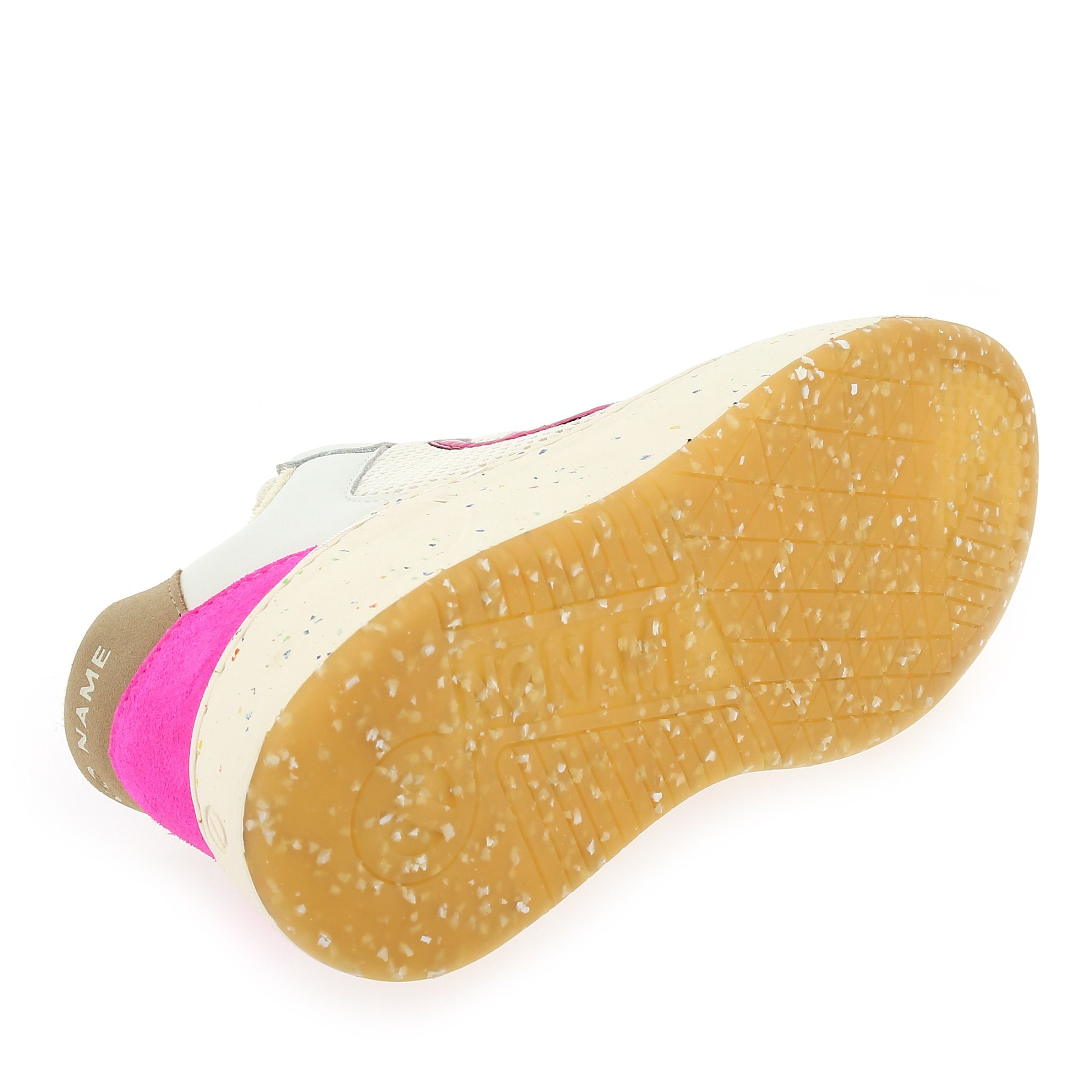 No Name  BRIDGET SNEAKER W - Blanc Fuschia