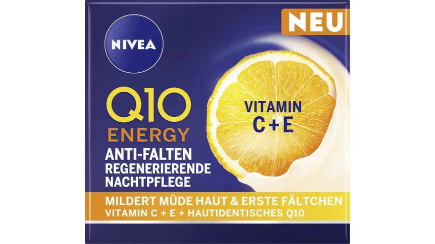 NIVEA Q10 Energy Anti-Falten Regenerierende Nachtpflege 50 ml