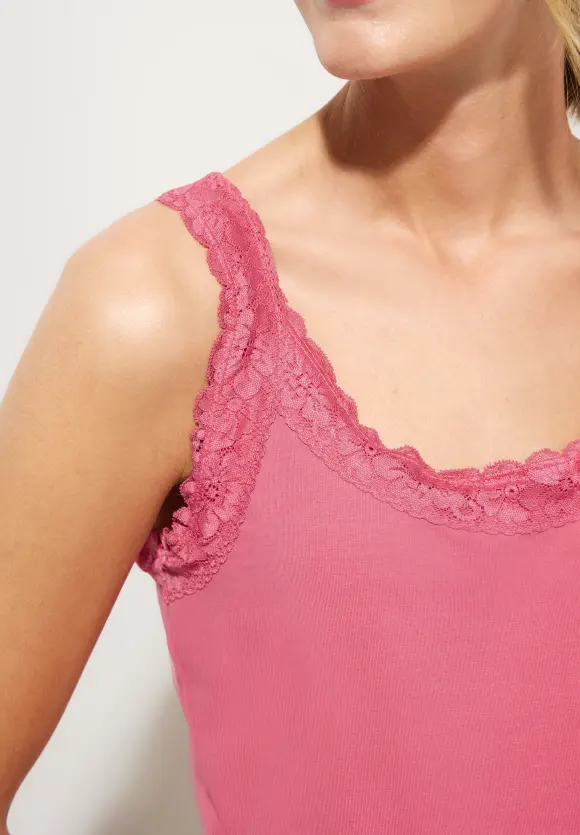 Street One Basic Top mit Spitze