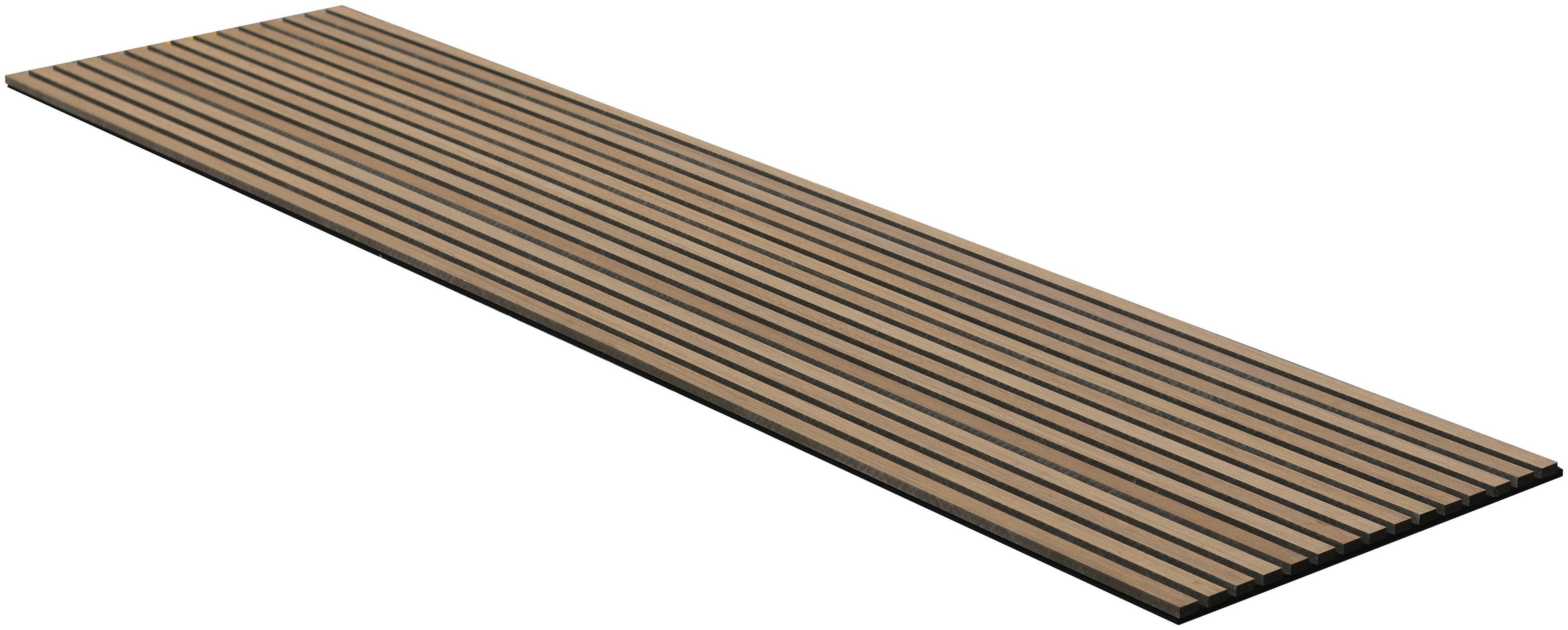 Vereg Schallschutzpaneel Echt Holzfurnier in 3D Optik, BxL: 60x240 cm, (1-tlg) echt Holzfurnier