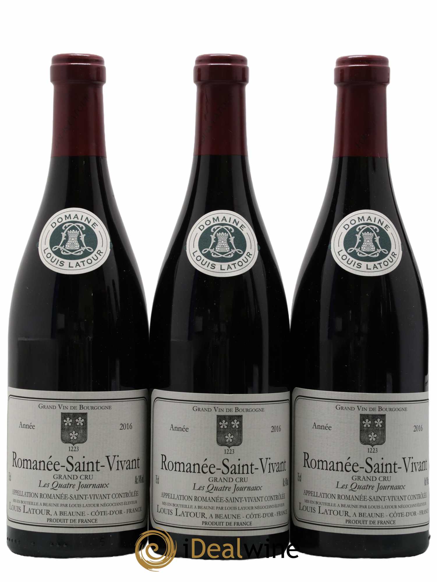Romanée-Saint-Vivant Grand Cru Les Quatre Journaux Louis Latour  2016 - Lot de 6 Bouteilles