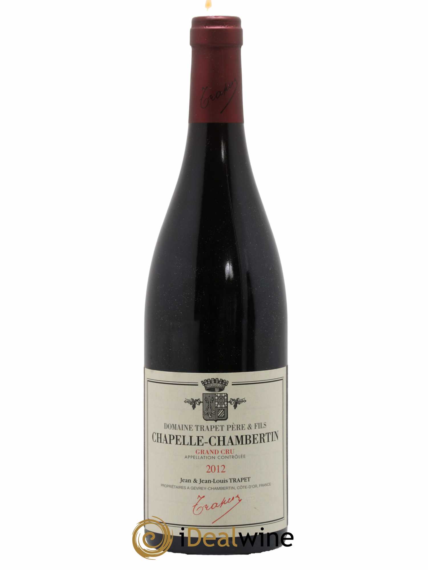 Chapelle-Chambertin Grand Cru Domaine Trapet  2012 - Lot de 1 Bouteille