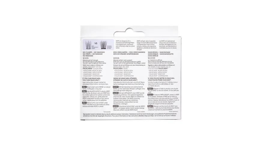 KISS Falscara Eyelash KFCM04C - schwarz