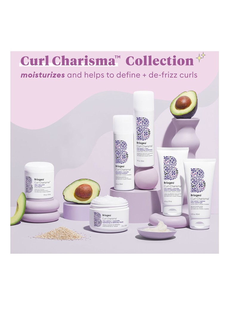 Cremă definitoare pentru bucle Briogeo Curl Charisma™ Leave-In cu aminoacizi din orez și avocado – Cremă leave-in