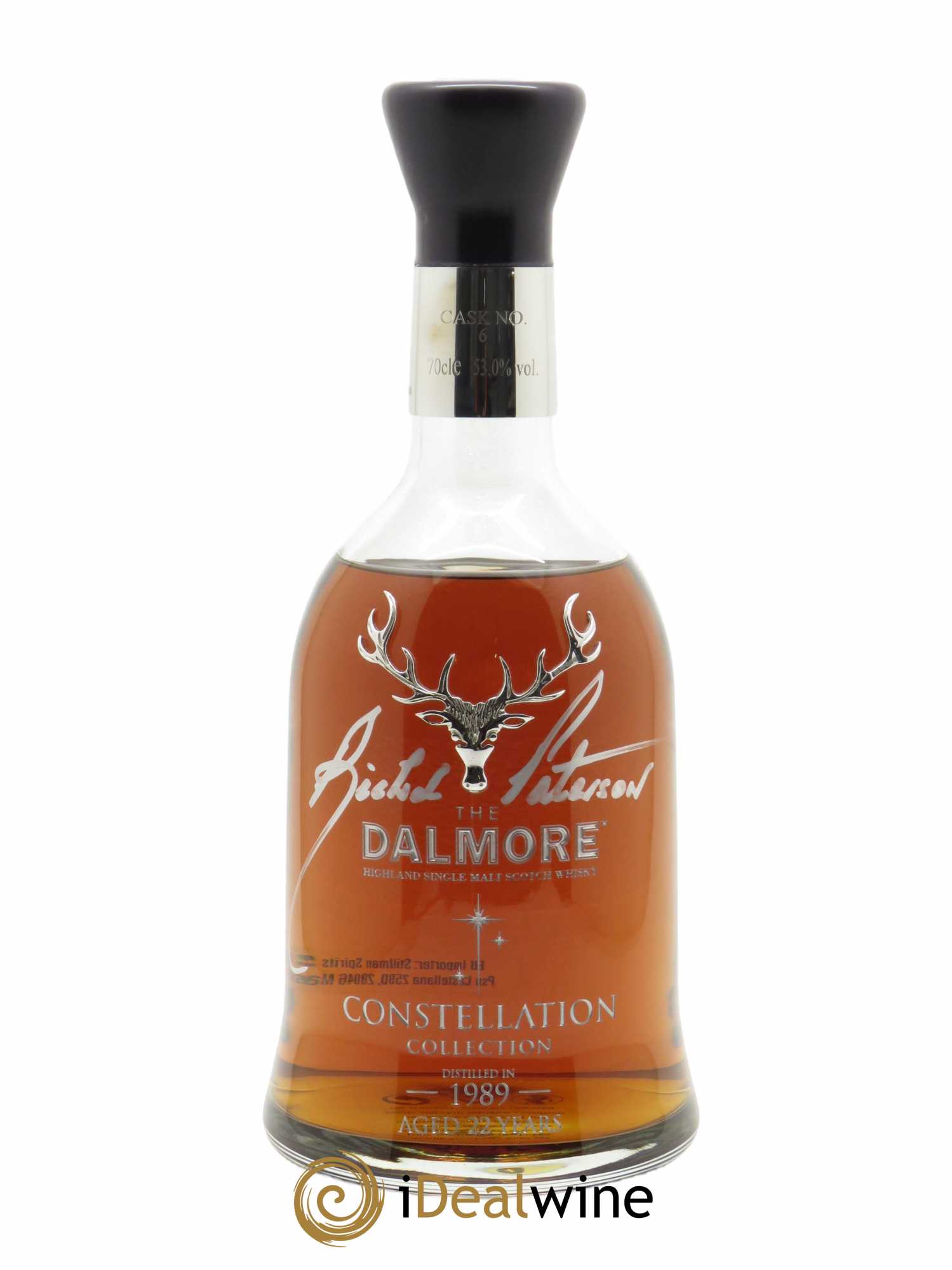 Whisky Dalmore Constellation Cask 6 by Richard Paterson 22 years (70 cl) 1989 - Lot de 1 Bouteille