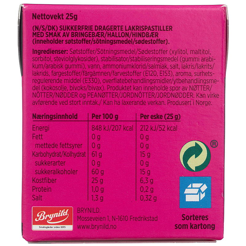 Dent Dent crush 25 g Licorice raspberry
