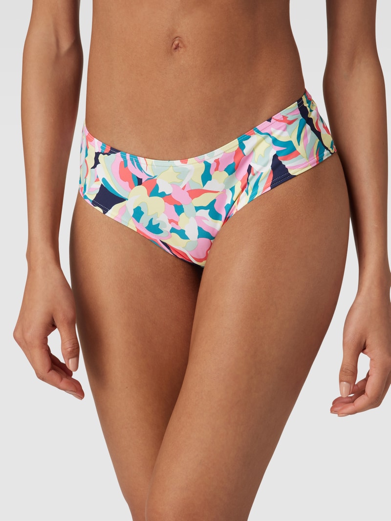 Bikini-Set mit Allover-Muster Modell 'CARILO' in marineblau