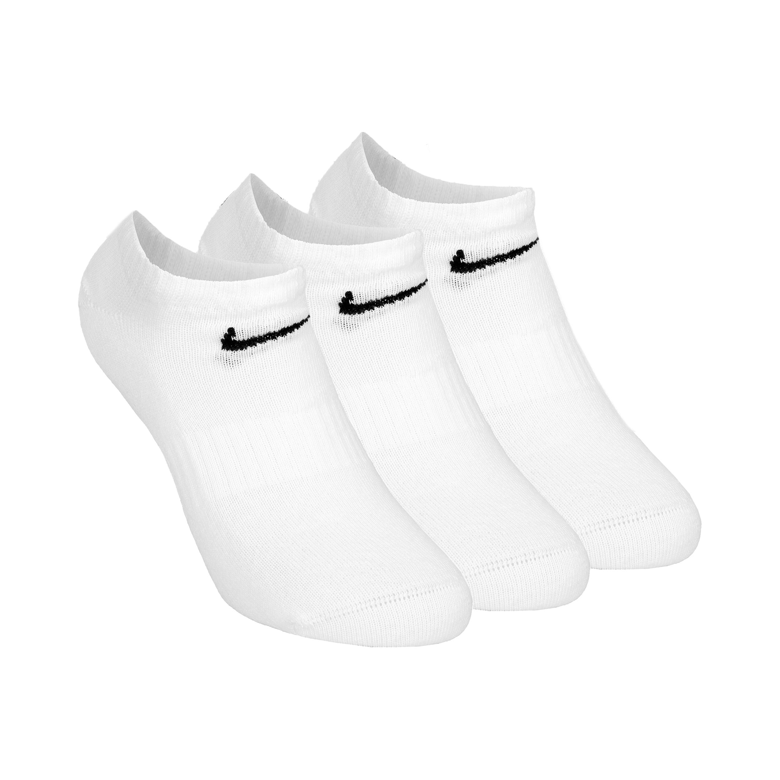Everyday Lightweight NoShow Sportsocken 3er Pack - Weiß, Schwarz
