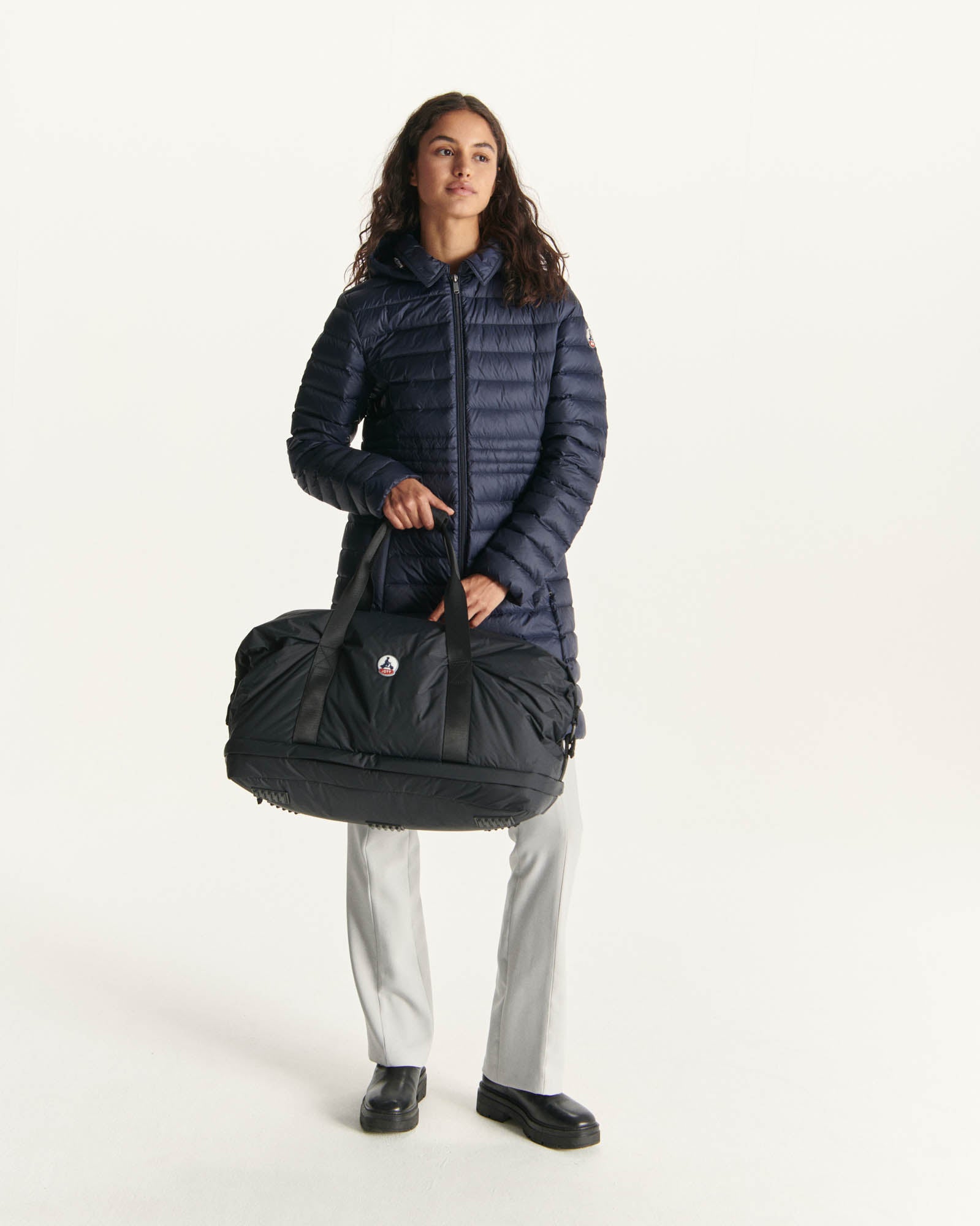 Sac week-end évolutif imperméable Noir Tarmac
