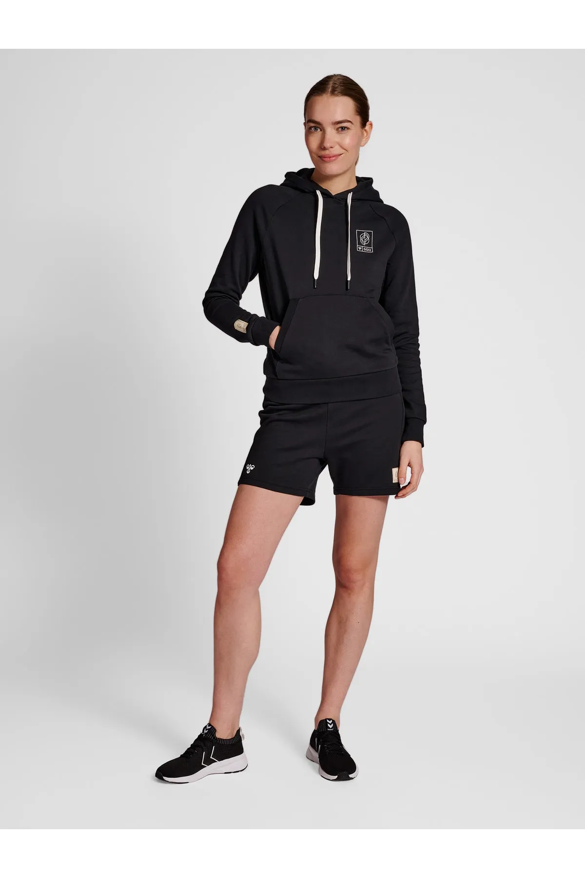 hummel  Kurze Sporthose - Schwarz - Mittlerer Bund