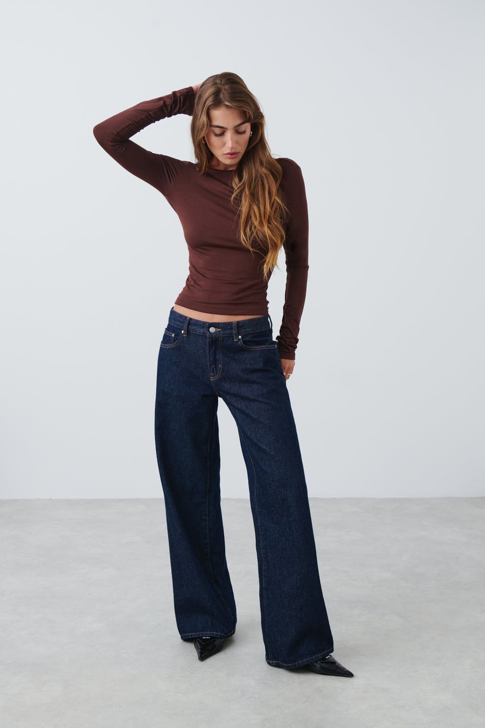 Soft touch ls low back top