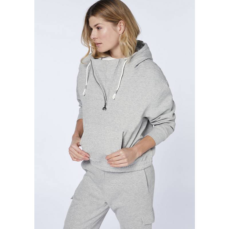 Chiemsee Loose-Fit Logo-Hoodie Sweatshirt Damen