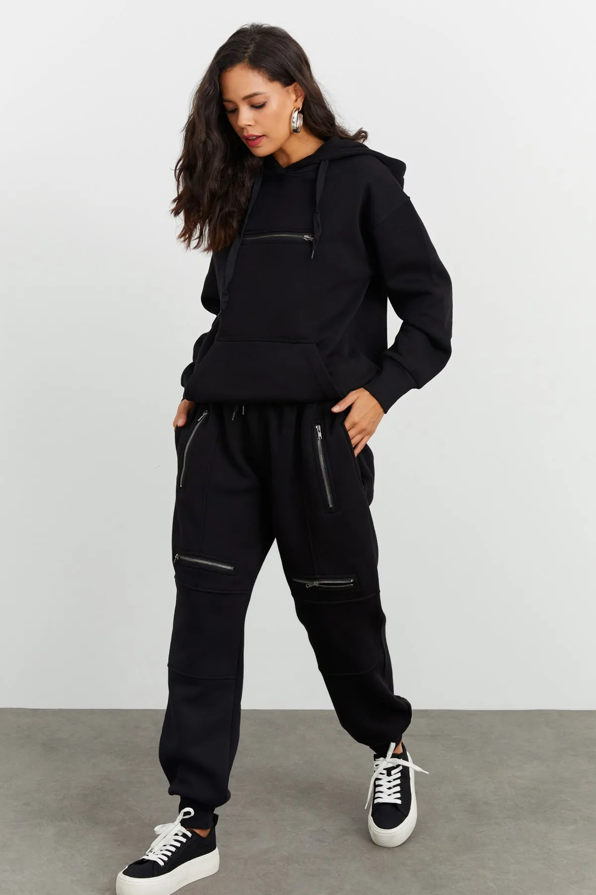 Cool & Sexy  Zweiteiler - Schwarz - Regular Fit