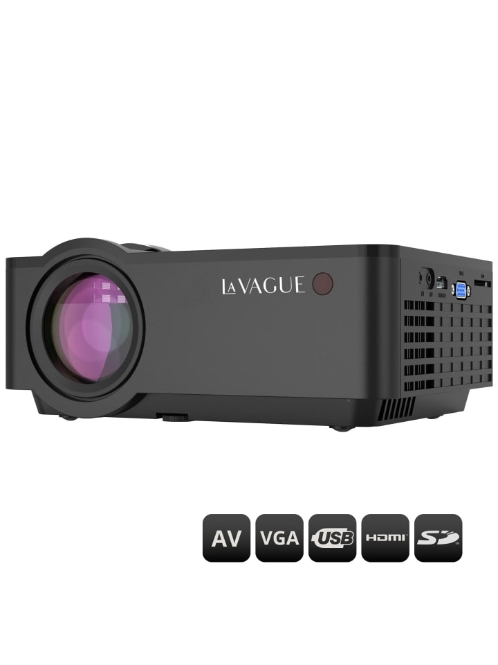 LA VAGUE LV-HD320 LED-Projektor in schwarz günstig kaufen onesize
