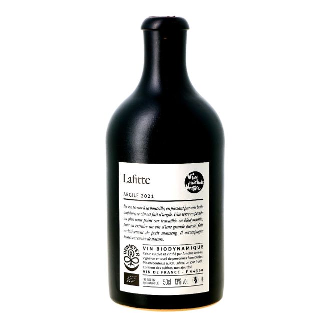 Château Lafitte, Argile, vin naturel, 2021